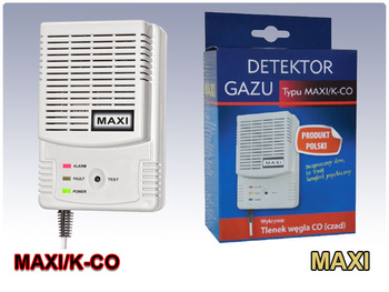 Detektor gazu typ MAXI/K-CO czadu tlenek węgla