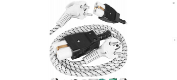 Przewód prodiża podwójny bawełna